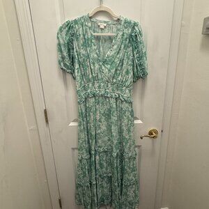 Shoshanna Selene Dress in Green